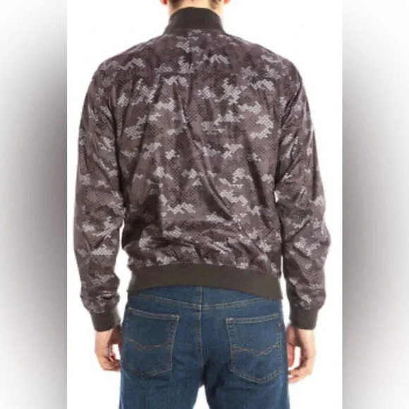 Armani Jeans full zip 2 pocket camouflage bomber csual streetwear style jacket L - Picture 1 of 6